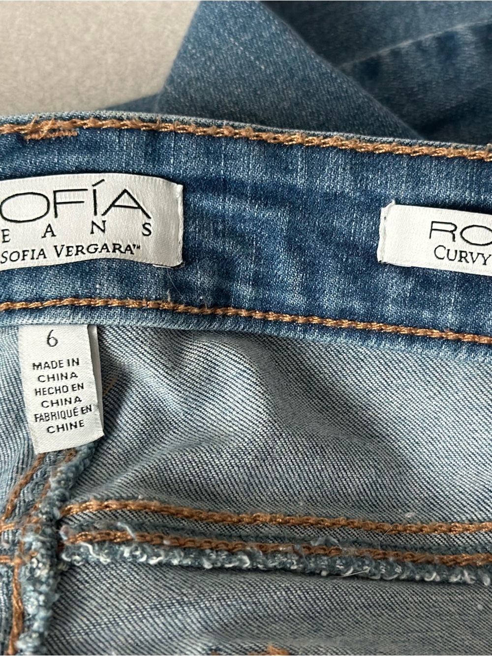 sofia by sofia vergara Blue Curvy-Fit Women’s Jeans